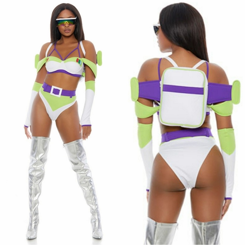 Forplay Sexy Buzz Lightyear 6 Piece Costume Size S/M